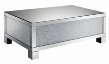 Load image into Gallery viewer, Frantelli Mirrored Coffee Table (121 x 72 x 47 cm) With Faux Crushed Diamond Design
