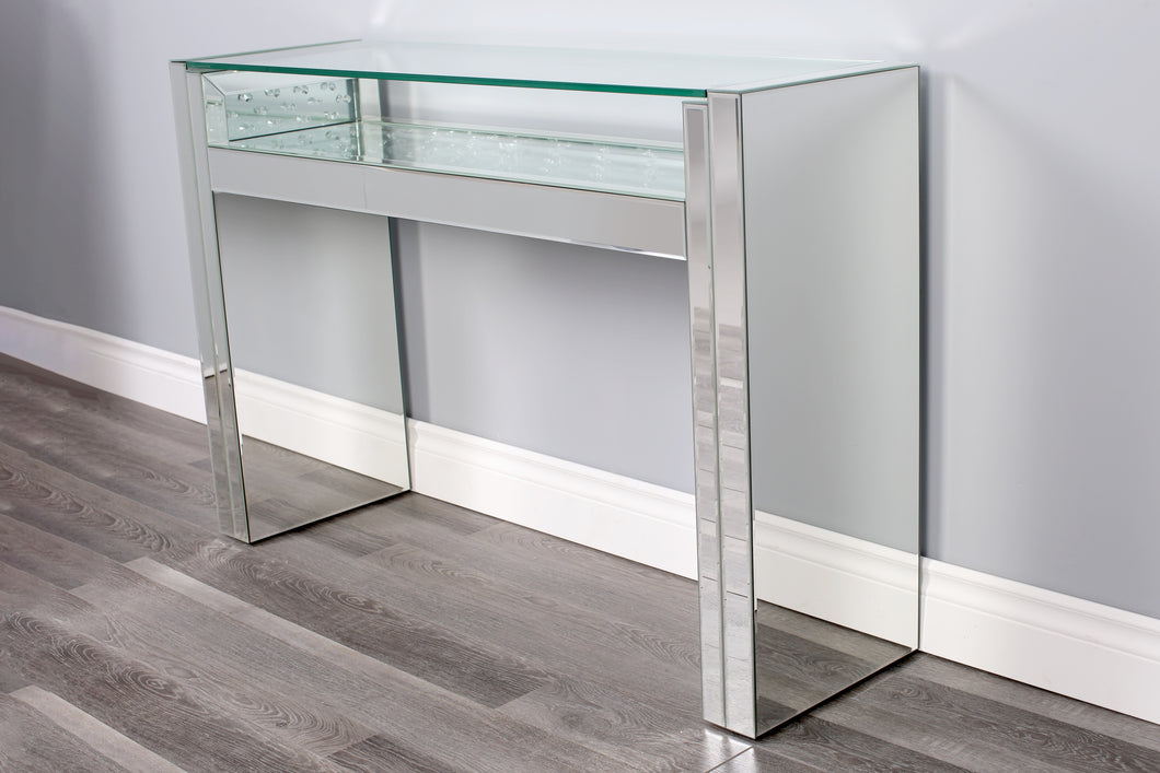 Lorenzo Mirrored 120 x 35 x 80 cm Console Table