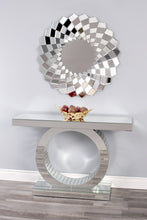 Load image into Gallery viewer, Trento Mirrored Console Table and Mirror Set
