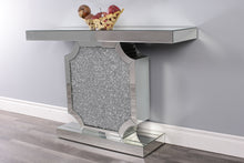 Load image into Gallery viewer, Casalli Mirrored Elegant Diamond Cut Design 120 cm x 35 cm Console Table
