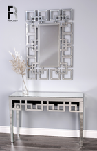 Load image into Gallery viewer, Bozatti Mirrored Console Table and Mirror Set
