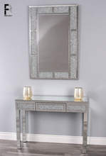 Load image into Gallery viewer, Brentilli Mirrored Console Table With Drawer and Mirror Set
