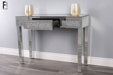 Load image into Gallery viewer, Brentilli Mirrored Console Table With Drawer and Mirror Set
