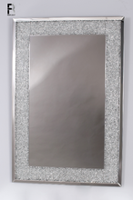 Load image into Gallery viewer, Casalli  Crushed Diamond Design 120 cm x 80 cm Wall Mirror
