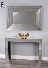 Load image into Gallery viewer, Frantelli Mirrored Console Table and Wall Mirror Set
