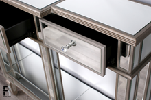 Load image into Gallery viewer, Giraldo 140W x 90H x 30D cm (With 3 Drawers) Mirrored Buffet Console Table
