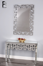 Load image into Gallery viewer, Marcello Mirrored Console Table and Wall Mirror Set
