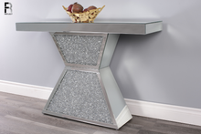 Load image into Gallery viewer, Rosella Mirrored Console Table and Matching Mirror Set
