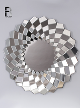 Load image into Gallery viewer, Trento Mirrored Console Table and Mirror Set
