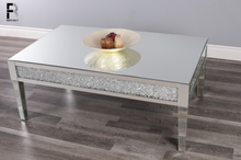 Load image into Gallery viewer, Verdanti Mirrored Coffee Table With Crushed Diamonds 122 x 49 x 74 CM
